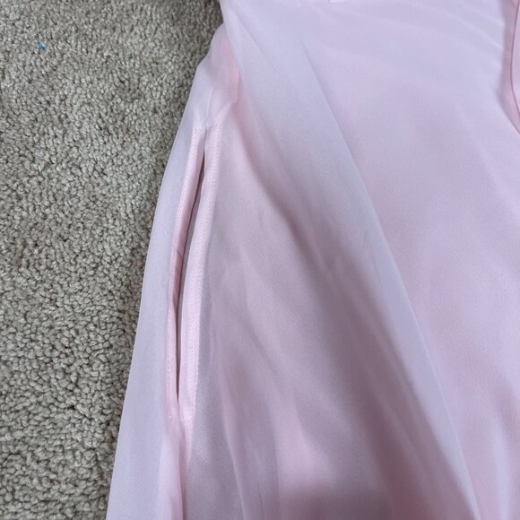 Birdy Grey Dress Women S Blush Pink Winnie Convertible Dress Wedding Chiffon NWT - Picture 5 of 13